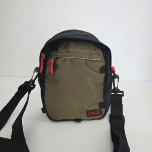Coca Cola & Burger King Green Messenger Bag with Adjustable Strap